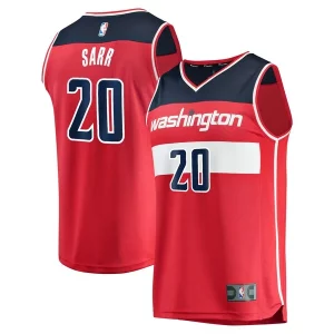 Gorgeous Alexandre Sarr Washington Wizards Fast Break Replica Player Jersey   Icon Edition   Red to stand out at the arena