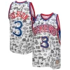 Stunning Allen Iverson Philadelphia 76ers 1996/97 Swingman Jersey   White to stand out at the arena