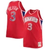 Fantastic Allen Iverson Philadelphia 76ers Big & Tall 1996/97 NBA 75th Anniversary Diamond Swingman Jersey   Red to stand out at the arena