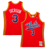 Gorgeous Allen Iverson Philadelphia 76ers 2004/05 Hardwood Classics Swingman Jersey Red to stand out at the arena