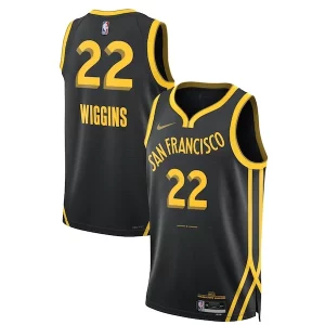 Gorgeous Andrew Wiggins Golden State Warriors Nike Unisex 2023/24 Swingman Jersey   Black   City Edition for passionate basketball fans