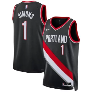 Gorgeous Anfernee Simons Portland Trail Blazers Nike Unisex Swingman Jersey   Association Edition   Black for ultimate sports enthusiasts