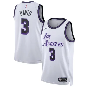 Exquisite Anthony Davis Los Angeles Lakers Nike Unisex 2022/23 Swingman Jersey   City Edition   White for passionate basketball fans