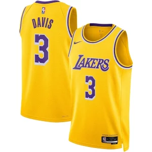 Fantastic Anthony Davis Los Angeles Lakers Nike Unisex Swingman Jersey   Icon Edition   Gold perfect for showing team spirit