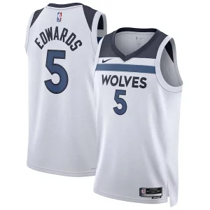 Exquisite Anthony Edwards Minnesota Timberwolves Nike Unisex Swingman Jersey   Association Edition   White for passionate basketball fans
