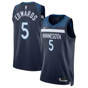 Stunning Anthony Edwards Minnesota Timberwolves Nike Unisex Swingman Replica Jersey   Icon Edition   Navy to elevate your game - day look