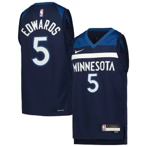 Exquisite Anthony Edwards Minnesota Timberwolves Nike Youth Swingman Jersey   Icon Edition   Navy perfect for showing team spirit