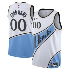 Stunning Atlanta Hawks Nike Unisex 2024/25 Custom Swingman Jersey   City Edition   White for passionate basketball fans
