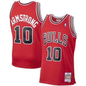 Stunning B. J. Armstrong Chicago Bulls 2001/02 Hardwood Classics Swingman Jersey   Red for passionate basketball fans