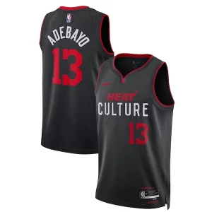 Gorgeous Bam Adebayo Miami Heat Nike Unisex 2023/24 Swingman Jersey   Black   City Edition perfect for showing team spirit