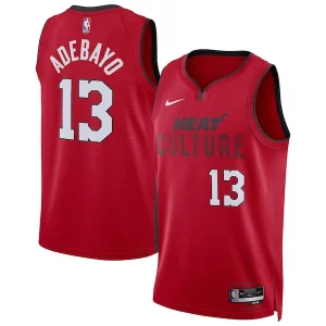 Charming Bam Adebayo Miami Heat Nike Unisex 2024/25 Swingman Player Jersey   City Edition   Red perfect for showing team spirit