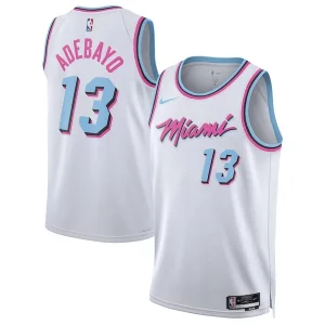 Charming Bam Adebayo Miami Heat Nike Unisex 2024/25 Swingman Player Jersey   City Edition   White a must - have for collectors