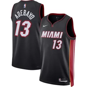 Superb Bam Adebayo Miami Heat Nike Unisex Swingman Jersey   Icon Edition   Black perfect for showing team spirit