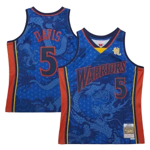 Fantastic Baron Davis Golden State Warriors 2006/07 Hardwood Classics Asian Heritage 6.0 Swingman Throwback Player Jersey   Royal a must - have for collectors