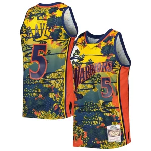 Stunning Baron Davis Golden State Warriors Hardwood Classics Lunar New Year Swingman Jersey   Blue to elevate your game - day look