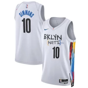 Exquisite Ben Simmons Brooklyn Nets Nike Unisex 2022/23 Swingman Jersey   City Edition   White for passionate basketball fans