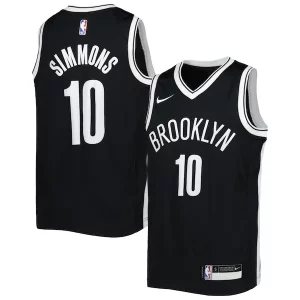 Gorgeous Ben Simmons Brooklyn Nets Nike Youth Swingman Jersey   Icon Edition   Black perfect for showing team spirit