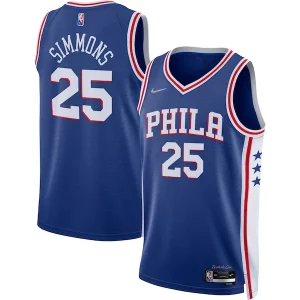 Charming Ben Simmons Philadelphia 76ers Nike 2021/22 Diamond Swingman Jersey   Icon Edition   Royal to elevate your game - day look