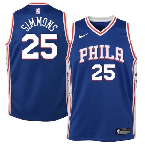 Charming Ben Simmons Philadelphia 76ers Nike Youth Swingman Jersey Royal   Icon Edition/White to stand out at the arena