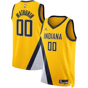 Gorgeous Bennedict Mathurin Indiana Pacers Jordan Brand Unisex Swingman Jersey   Statement Edition   Gold to elevate your game - day look