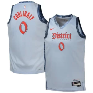 Fantastic Bilal Coulibaly Washington Wizards Nike Youth 2024/25 Swingman Player Jersey   City Edition   Light Blue to stand out at the arena