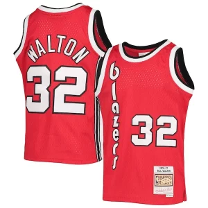 Superb Bill Walton Portland Trail Blazers Youth 1976/77 Hardwood Classics Swingman Jersey   Black to stand out at the arena