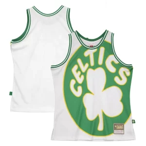 Charming Boston Celtics Hardwood Classics Blown Out Fashion Jersey   White perfect for showing team spirit