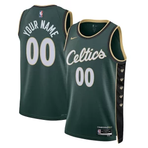 Premium Boston Celtics Nike Unisex 2022/23 Swingman Custom Jersey   City Edition   Kelly Green a must - have for collectors
