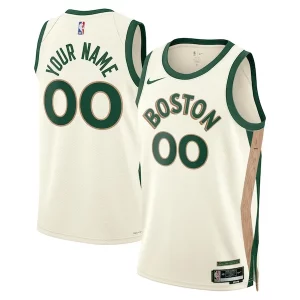Gorgeous Boston Celtics Nike Unisex 2023/24 Custom Swingman Jersey   White   City Edition perfect for showing team spirit