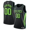 Gorgeous Boston Celtics Nike Unisex 2024/25 Custom Swingman Jersey   City Edition   Black perfect for showing team spirit