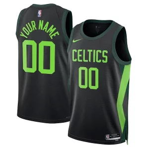 Gorgeous Boston Celtics Nike Unisex 2024/25 Custom Swingman Jersey   City Edition   Black perfect for showing team spirit