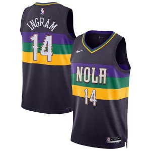 Superb Brandon Ingram New Orleans Pelicans Nike Unisex 2022/23 Swingman Jersey   City Edition   Purple for ultimate sports enthusiasts
