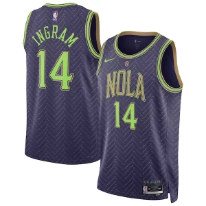 Fantastic Brandon Ingram New Orleans Pelicans Nike Unisex 2024/25 Swingman Player Jersey   City Edition   Purple for passionate basketball fans