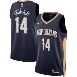 Magnificent Brandon Ingram New Orleans Pelicans Nike Unisex Swingman Jersey   Icon Edition   Navy perfect for showing team spirit