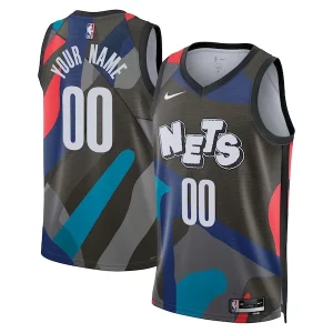 Fantastic Brooklyn Nets Nike Unisex 2023/24 Custom Swingman Jersey   Black   City Edition a must - have for collectors