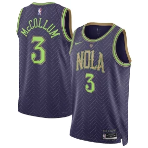 Superb CJ McCollum New Orleans Pelicans Nike Unisex 2024/25 Swingman Player Jersey   City Edition   Purple to elevate your game - day look