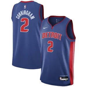 Magnificent Cade Cunningham Detroit Pistons Nike Youth Swingman Jersey   Icon Edition   Blue for passionate basketball fans