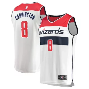 Magnificent Carlton Carrington Washington Wizards Youth Fast Break Replica Player Jersey   Association Edition   White a must - have for collectors