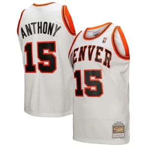 Stunning Carmelo Anthony Denver Nuggets 2006/07 Swingman Jersey   White for ultimate sports enthusiasts