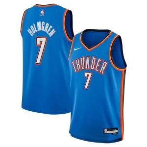 Premium Chet Holmgren Oklahoma City Thunder Nike Youth Swingman Jersey   Icon Edition   Blue for ultimate sports enthusiasts