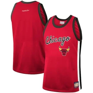 Stunning Chicago Bulls Hardwood Classics Team Heritage Fashion Jersey   Red to elevate your game - day look