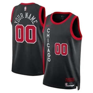 Superb Chicago Bulls Nike Unisex 2023/24 Custom Swingman Jersey   Black   City Edition to stand out at the arena