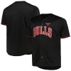 Superb Chicago Bulls Profile Big & Tall Pop Jersey   Black perfect for showing team spirit