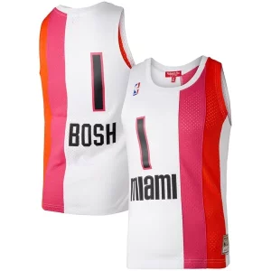 Stunning Chris Bosh Miami Heat Women's Hardwood Classics 2011/12 Swingman Jersey   White perfect for showing team spirit