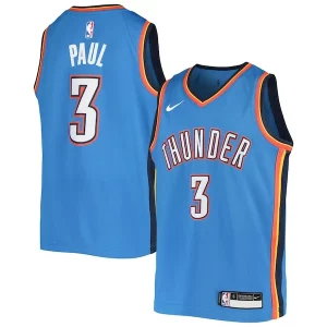Premium Chris Paul Oklahoma City Thunder Nike Youth Team Swingman Jersey   Blue perfect for showing team spirit
