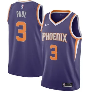 Charming Chris Paul Phoenix Suns Nike 2020/21 Swingman Jersey Purple   Icon Edition a must - have for collectors