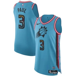 Superb Chris Paul Phoenix Suns Nike 2022/23 Authentic Jersey   City Edition   Turquoise to stand out at the arena