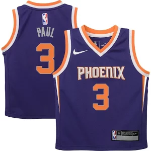 Charming Chris Paul Phoenix Suns Nike Preschool 2021/22 Replica Jersey   Icon Edition   Purple perfect for showing team spirit