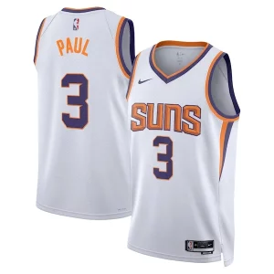 Charming Chris Paul Phoenix Suns Nike Unisex Swingman Jersey   Association Edition   White/Purple to elevate your game - day look