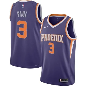 Premium Chris Paul Phoenix Suns Nike Youth Swingman Jersey   Icon Edition   Purple/White to stand out at the arena